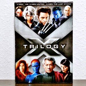 X-MEN TRILOGY DVD Includes all three movies, X-MEN, X2: X-MEN UNITED, X-MEN.....